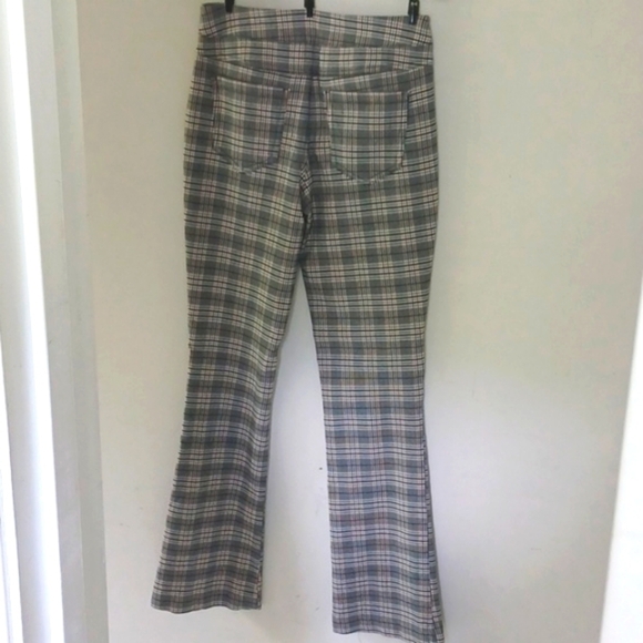 Cato Pants - Cato Plaid Mid-Rise Waisted Pants